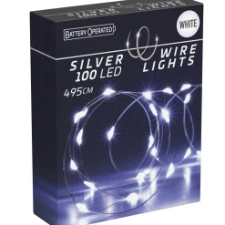 Lampki 100 Led Na Baterie Dekoracja Na Boże Narodzenie 495Cm