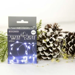 Lampki 100 Led Na Baterie Dekoracja Na Boże Narodzenie 495Cm