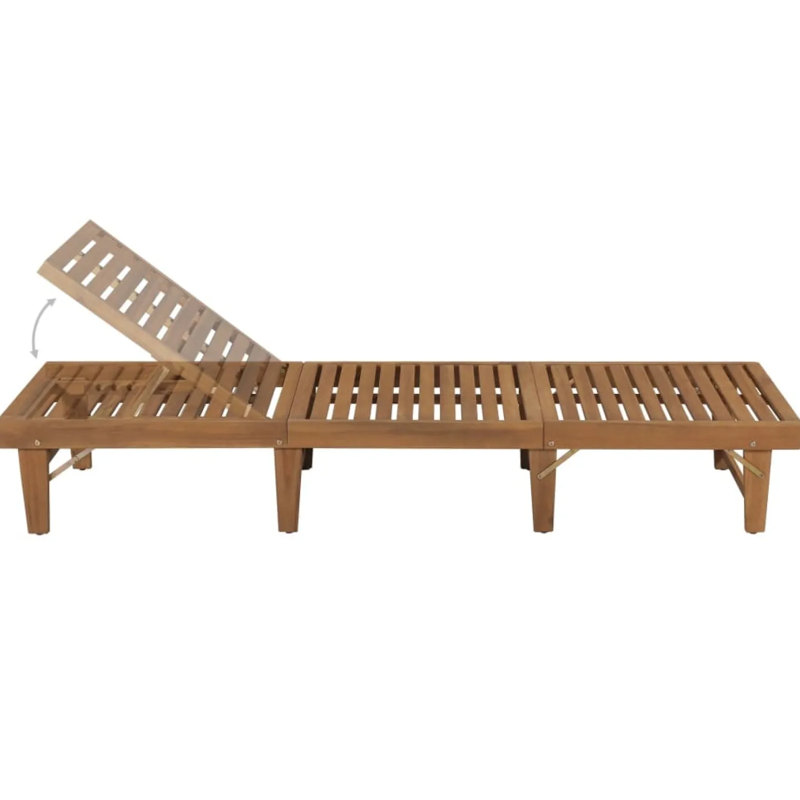 Leżak Ogrodowy Drewniany Składany z Poduszką Leżanka Na Taras Ogród Balkon
