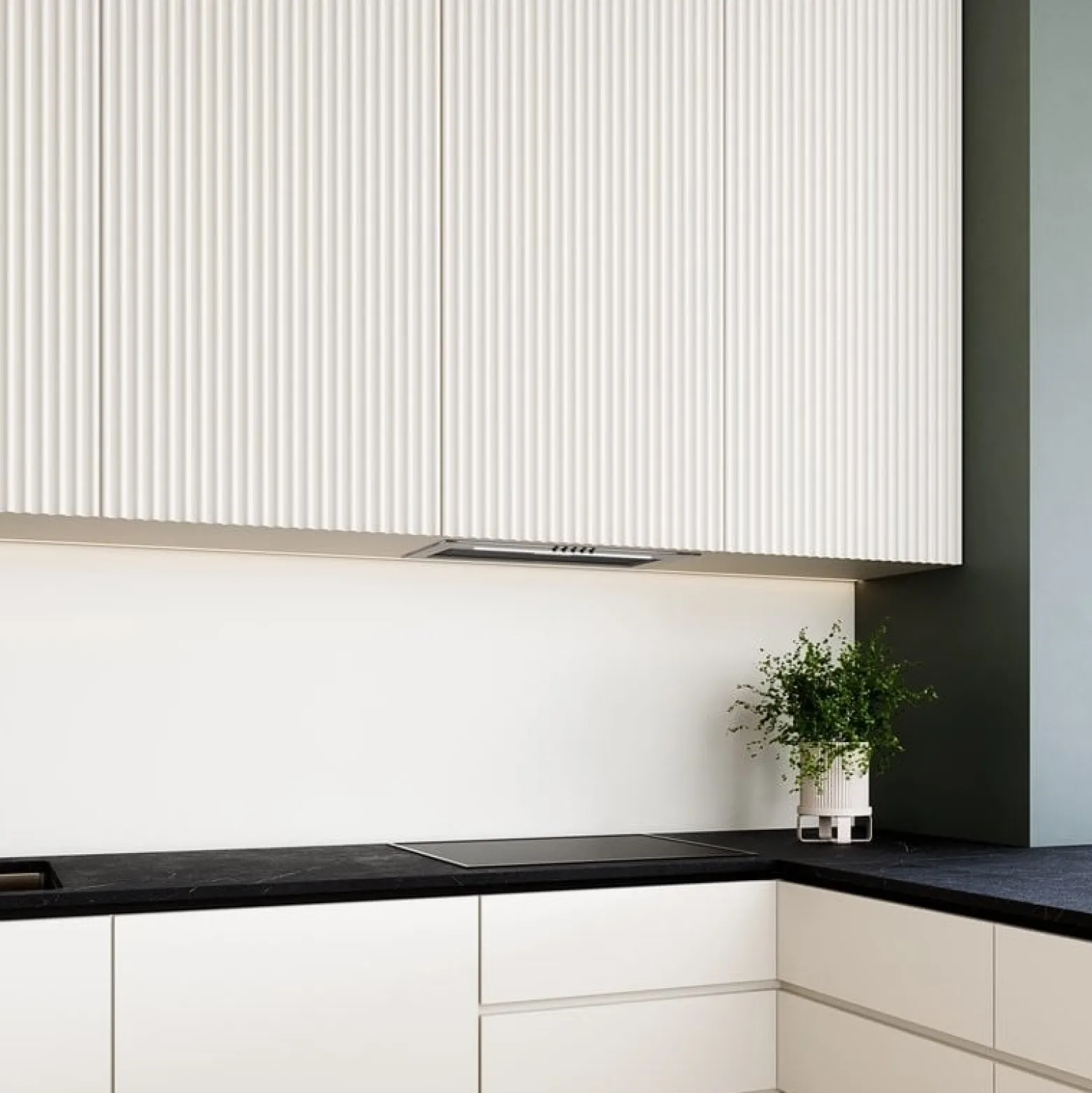 LEVENTO 60.1 BLACK Okap kuchenny