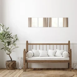 Lustra samoprzylepne 30 cm Levi Square 4 szt.