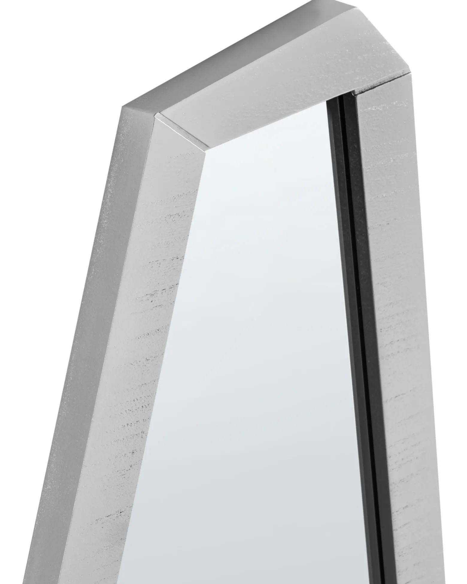 Lustro ścienne CHANU 44 x 104 cm Srebrny