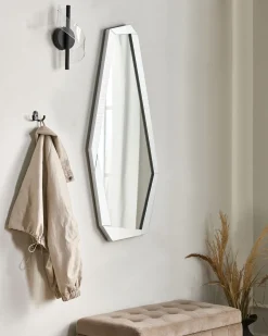 Lustro ścienne CHANU 44 x 104 cm Srebrny