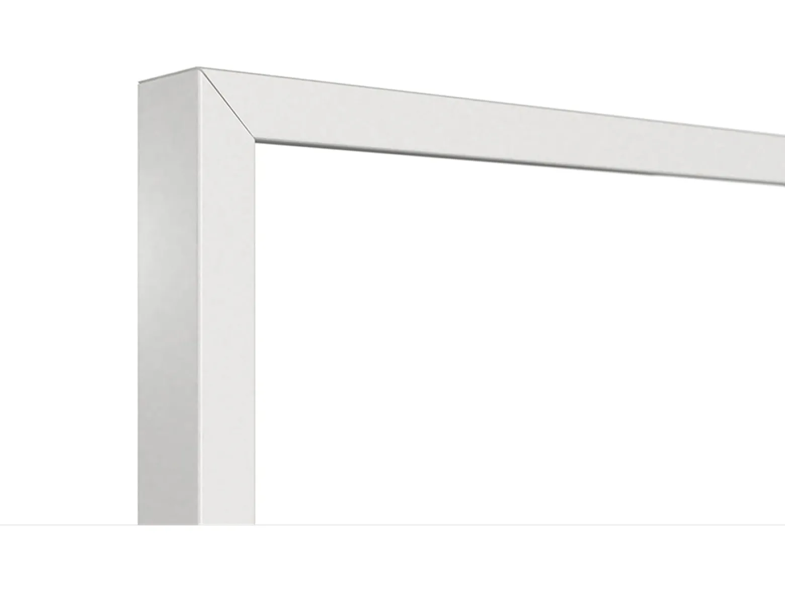 Lustro ścienne Floryda 32x122 cm białe