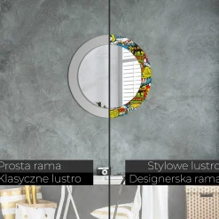 Lustro dekoracyjne Ścienne fi60 okrągłeKomiks