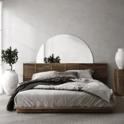 Lustro Nieregularne do Salonu Sypialni | 25x50cm | Wallfluent