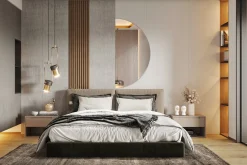 Lustro Nieregularne do Salonu Sypialni | 25x50cm | Wallfluent