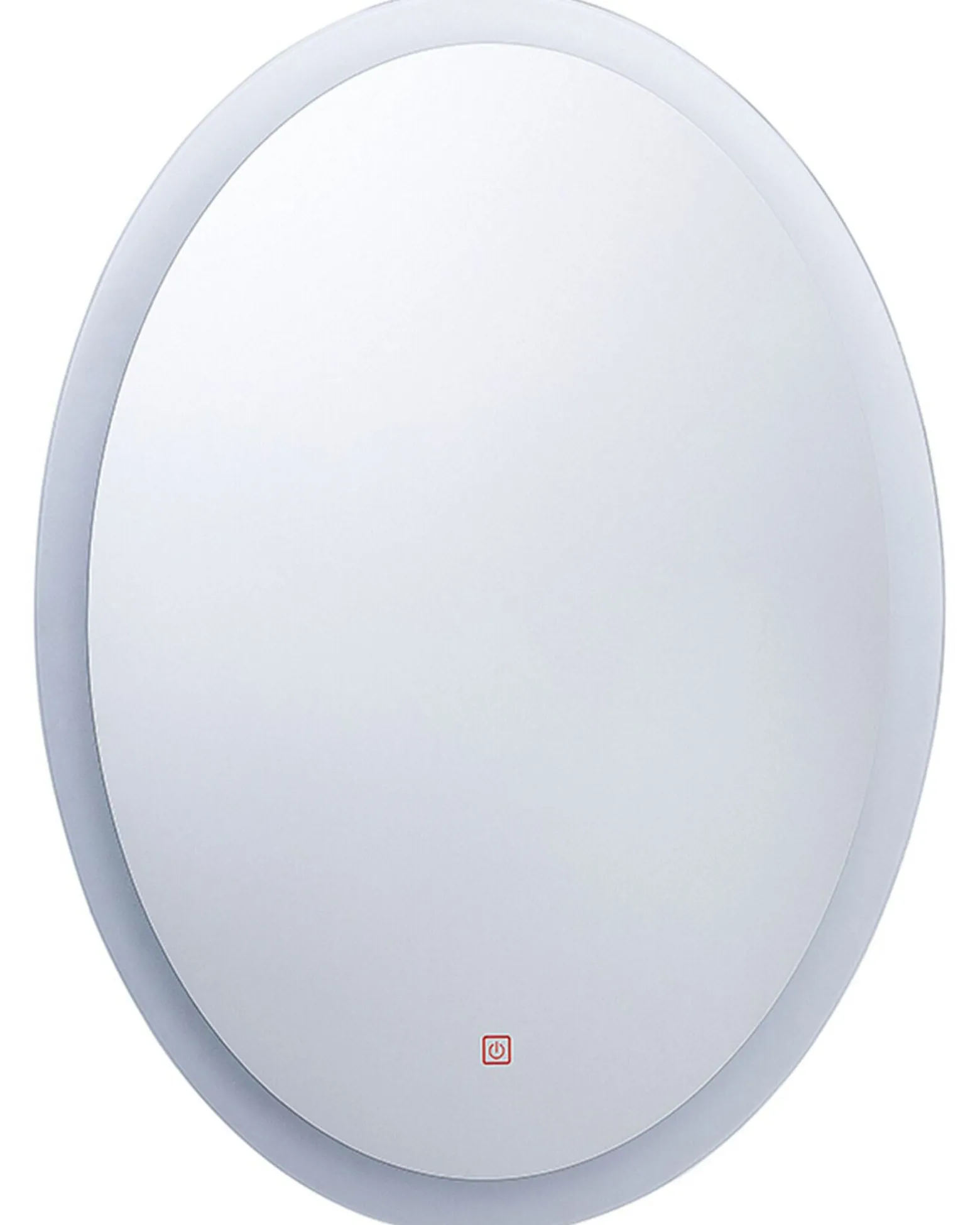 Lustro ścienne łazienkowe rama LED 60x80