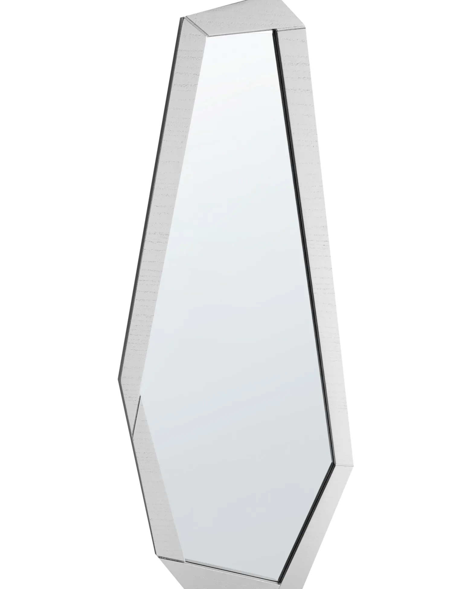 Lustro ścienne CHANU 44 x 104 cm Srebrny