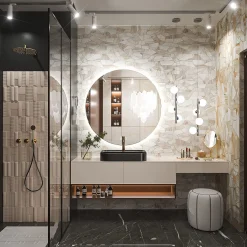 Lustro ścienne LED 60cm HZJ060
