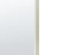 Lustro ścienne metalowe 45x145 cm białe