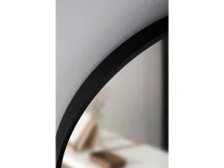 Lustro ścienne Nico Black 60 cm okrągłe czarne