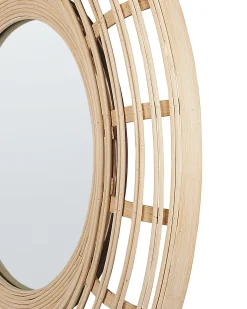 Lustro ścienne okrągłe bambus ø 60 cm