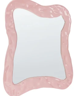 Lustro ścienne PENCRAN 60 x 80 cm Różowy