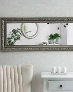 Lustro ścienne wiszące 51x141 złote
