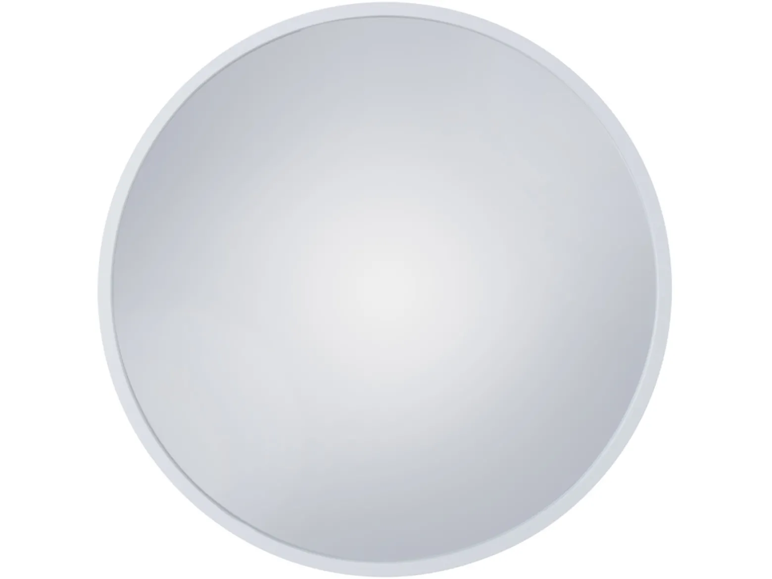 Lustro ścienne w ramie Circle 62 cm okrągłe białe