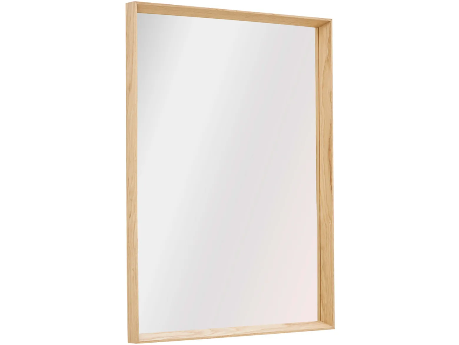 Lustro ścienne w ramie Inside 52x72 cm brązowe