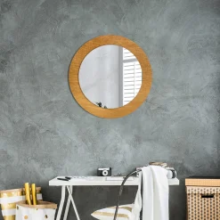 Lustro dekoracyjne Ścienne fi60 okrągłeVintage loft styl