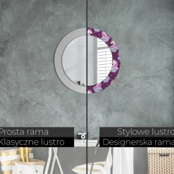 Lustro dekoracyjne Ścienne fi60 okrągłeJednorożec gwiazdy