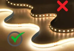 Lustro led okrągłe 60 COB z lusterkiem kosmetycznym do makijażu piaskowane