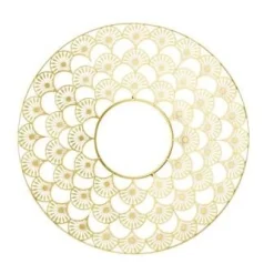 Lustro Mandala 70cm złota