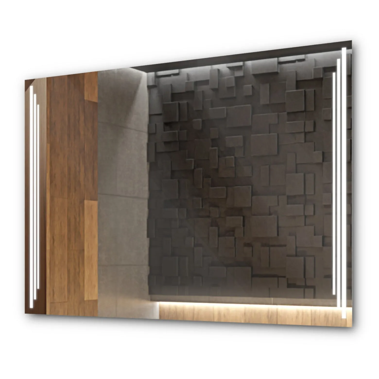 Lustro Podświetlane Led Praga - 70Cm, 50Cm