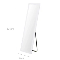 Lustro stojące prostokątne 126 cm