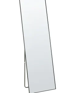 Lustro stojące z ramą czarną 50 x 156 cm