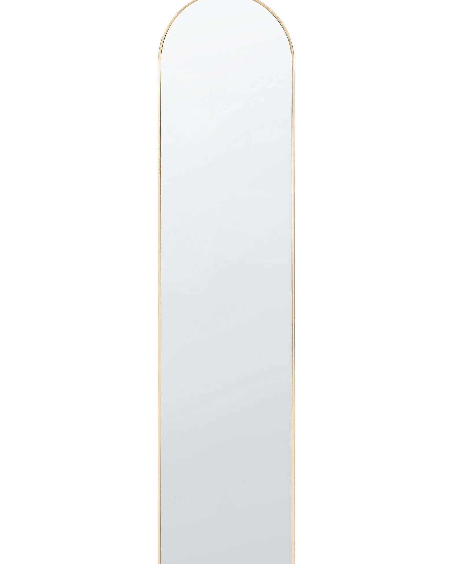 Lustro stojące z ramą złotą 36 x 150 cm