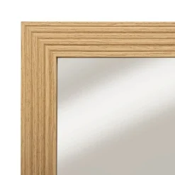 Lustro Tasso prostokątne naturalne 44 x 54 cm płyta mdf