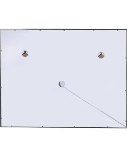 Lustro wiszące ścienne LED 90x70 srebrne
