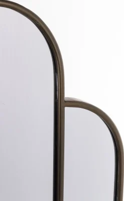 Lustro w metalowej ramie 81x66x2,5 cm