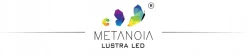 Lustro 60x40 w czarnej ramie led 480 diod/m aluminium loft podświetlane