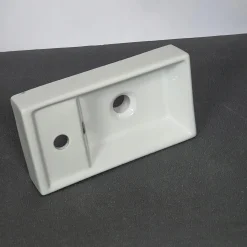 Mała Biała Szafka Łazienkowa z Umywalką 40x22x85 Stojąca