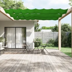 Markiza pionowa Zielony 60 x 600 cm vidaXL