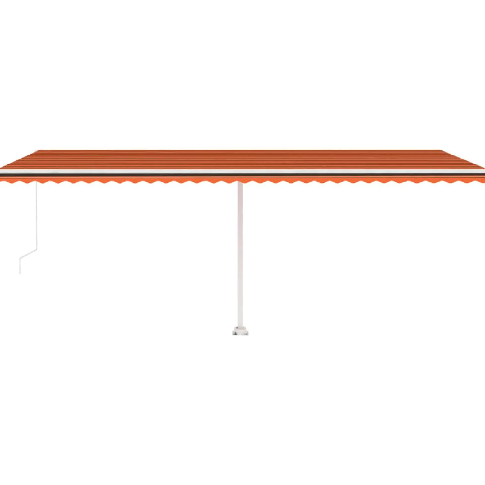 Markiza Tarasowa Balkonowa Ręcznie Zwijana Roleta Zadaszenie LED 600x300 cm