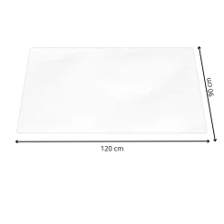 Mata ochronna pod fotel biurowy 120x90 cm podkładka na biurko transparentna