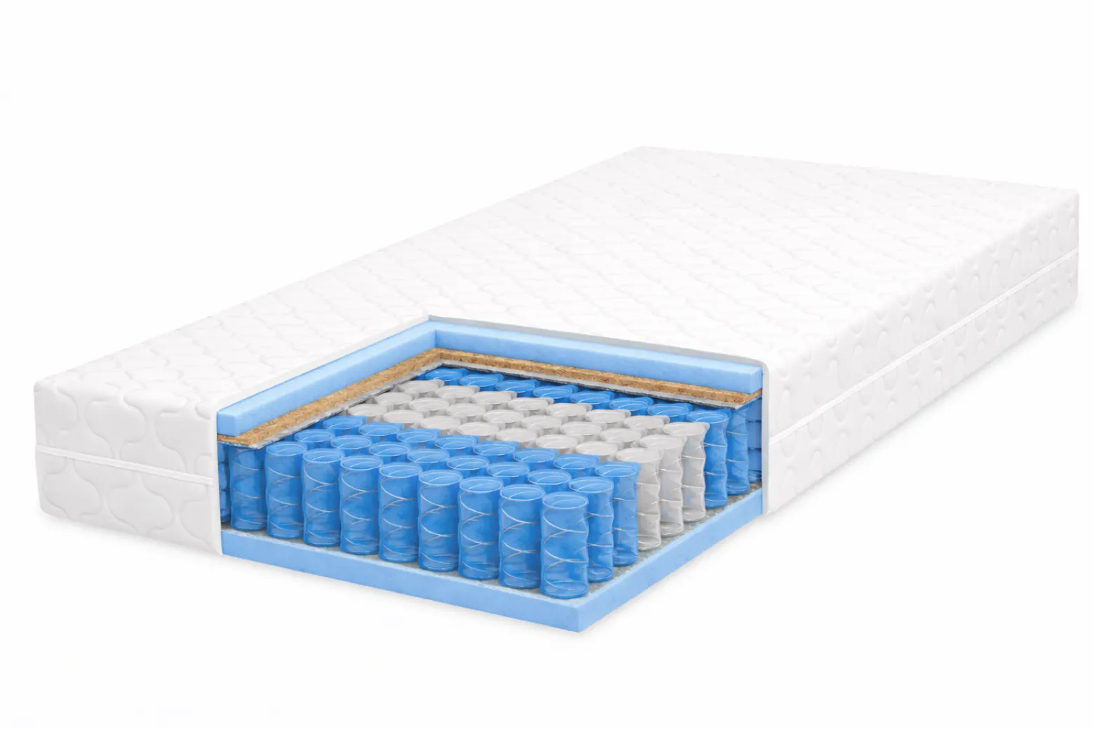 Materac kieszeniowy LUX POCKET kokos 7 stref H2/H3 90x200 HIT