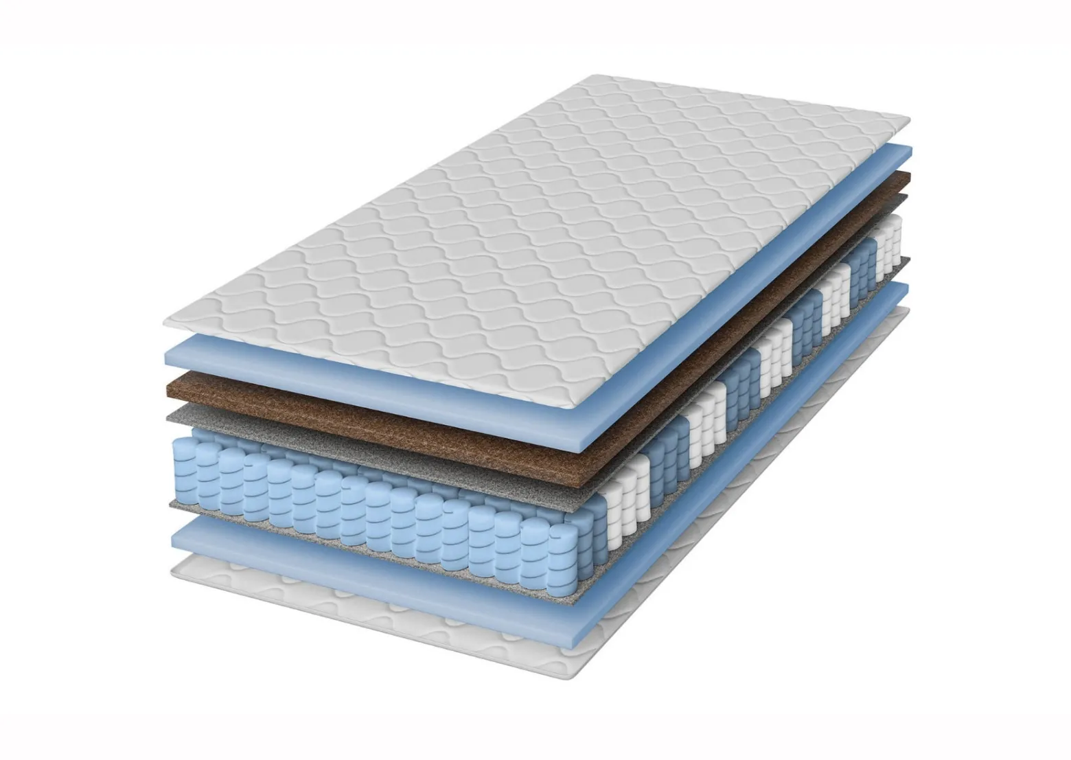 Materac kieszeniowy PAT KOKOS prestige 80x200 wysokość 26 cm H5/H4