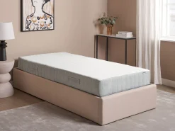 Materac kieszeniowy zdejmowalny pokrowiec 90 x 200 cm średnio twardy ROOMY