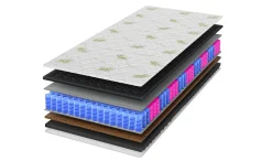 Materac masujący 90x200 Aloe Vera PREMIUM BLACK 24 cm KOKOS H3/H4 eko