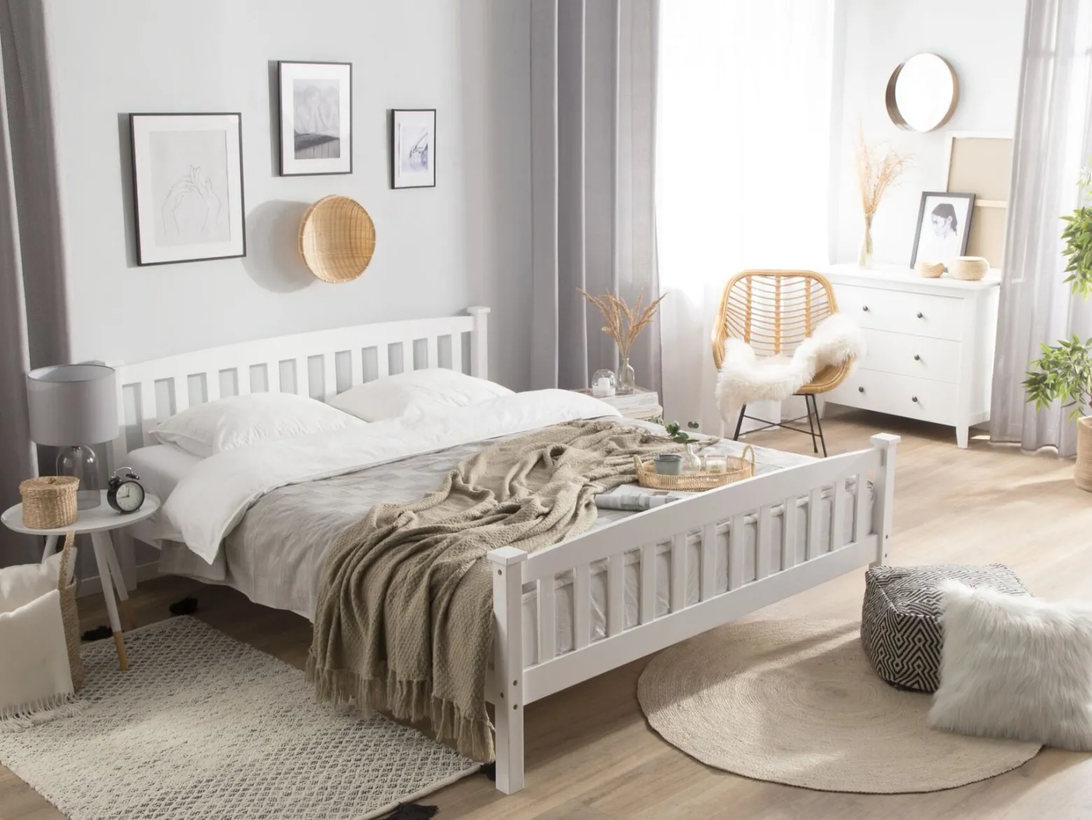 Materac piankowy 160 x 200 cm memory