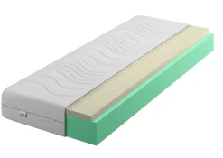 Materac piankowy 70x200 cm Pianka HR44 + Pianka VISCO 16cm H2 Średni