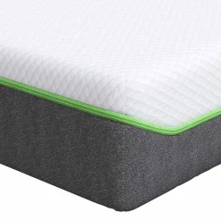 Materac Sprężynowy Do Sypialni Pokoju Biały i szary 80 x 200 cm