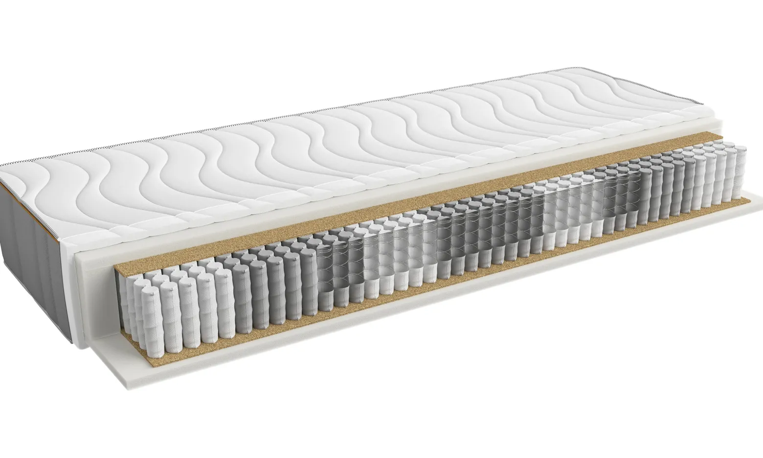 Materac sprężynowy multipocket Fabus 80x200 H3