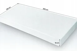 Materac 120x200 Piankowy Jednoosobowy Dwustronny RELAX