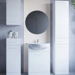 Meble łazienkowe SILDO biały laminat