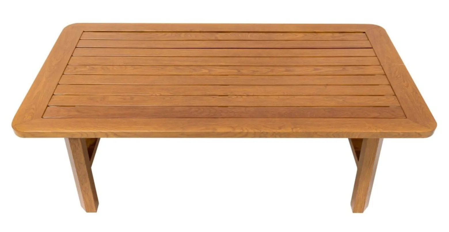 Meble Ogrodowe Aluminiowe Dwie Sofy + Fotel + Stolik