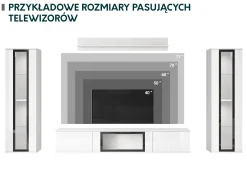 Meblościanka Caro z oświetleniem LED
