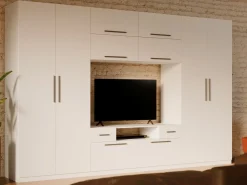 Meblościanka Scandi Biel 350 cm